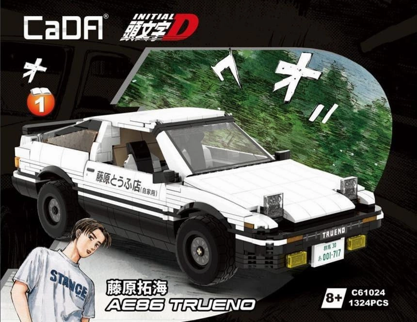 Porcelain Doll Toyota AE86 Trueno Building Blocks Set