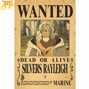 Poster Wanted Silver Rayleigh - One Piece? Satellite Model Outdoor Activity