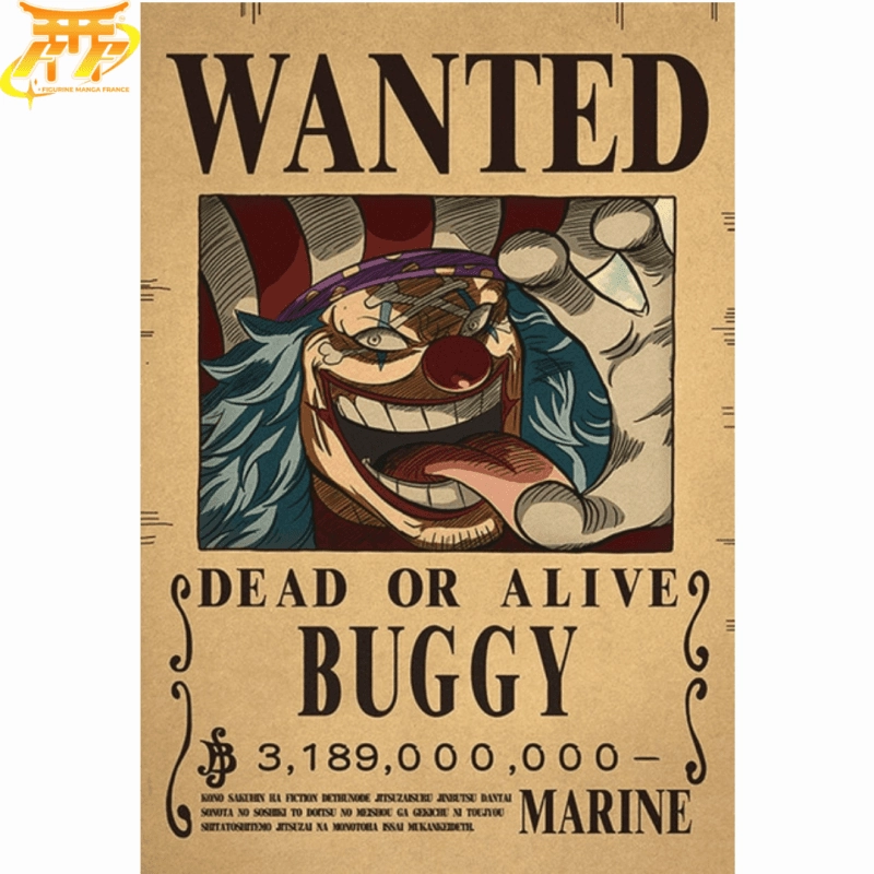 Soil Science Poster Wanted Baggy Yonko - One Piece?