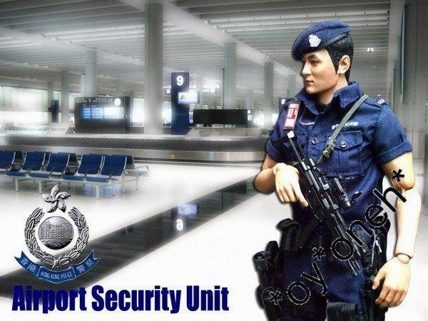 Dedicated Collector Collectible Unit 1/6 CUSTOM ????? ?C????HK ASU GEAR SET hottoys bbi ace soldier story HONG KONG police airport security unit (PIU-279L) ???b ?o??