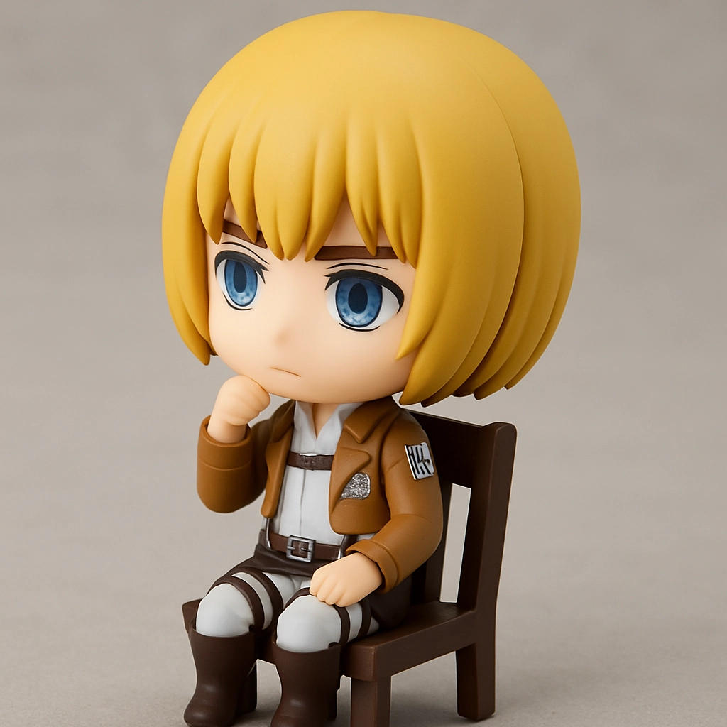 Totem Animal Chrome Plated Attack on Titan Armin Arlert Nendoroid Swacchao! Sitting Figure