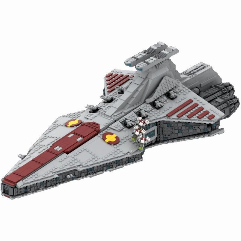Venator Republic Attack Cruiser Building Blocks Movie Sculpture Victorian Style
