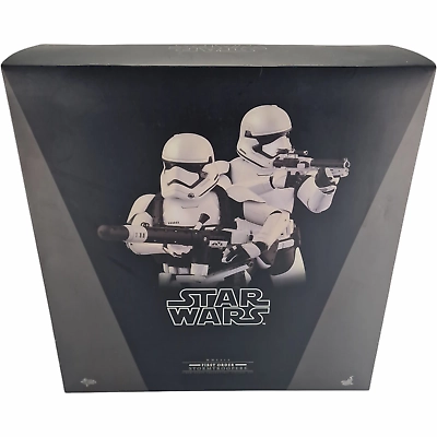 Hot Toys MMS319 Star Wars The Force Awakens First order Stormtroopers Two Pack 1/6 Scale Collectible Figure Role Playing Poseable Figure