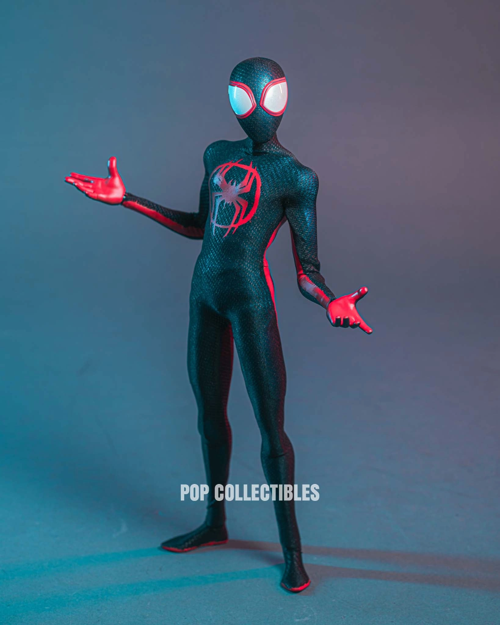 Media Attention Hot Toys MMS710B Spider-man: Across The Spiderverse ?C Miles Morales 1/6 Scale Collectible Figure (Rebel Base Exclusive)