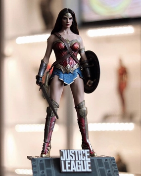 Complete Collection Role Playing Hot toys MMS451 DC Justice League Wonder Woman Deluxe Version