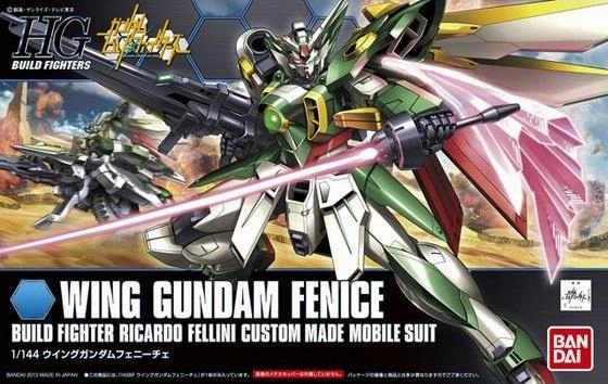Gundam Build Fighters: Wing Gundam Fenice HG Model Character Display