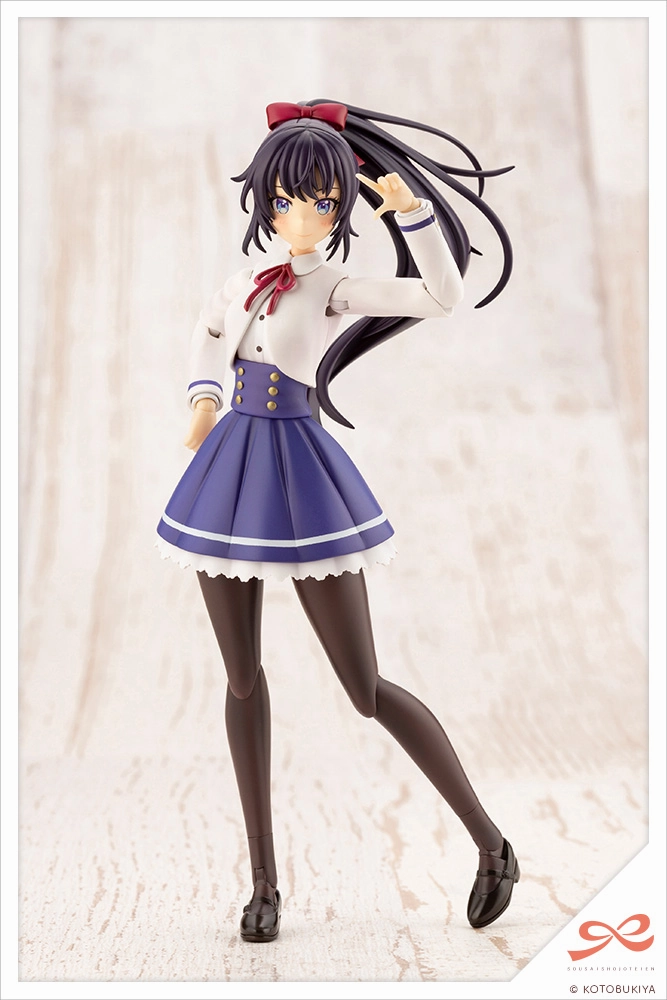 Sousai Shoujo: Ritsuka Saeki [High School Winter Clothes] Dreaming Style Snow White Model Kit Stone Statue Anime Statue