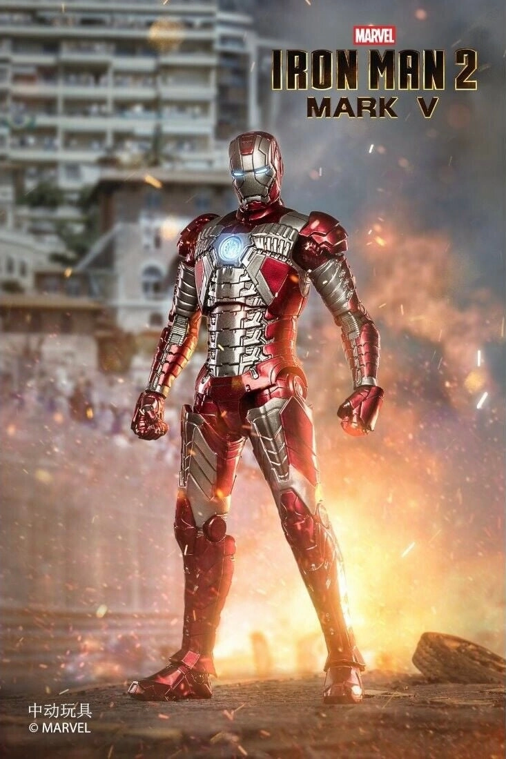 Fantasy Product ZD Toys Ironman 2 Mark 5 1:10 Scale figure??LED Version??