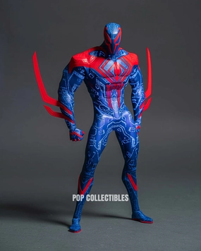 Hot Toys MMS711 Spiderman Across The Spiderverse ?C Spider Man 2099 1/6 Scale Collectible Figure Bird Model Global Shipping