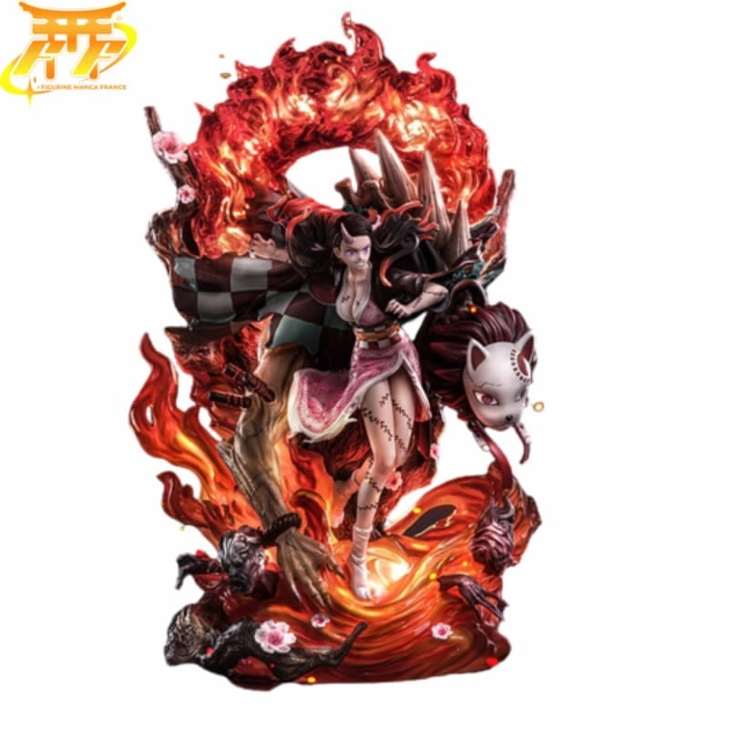 Figurine LED Nezuko "Bakketsu" - Demon Slayer? Vinyl Showcase