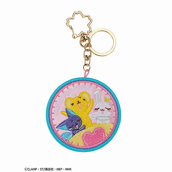 Robot Collectible Modern Collectible Cardcaptor Sakura: Kero, Spinner, and Momo Embroidered Key Chain