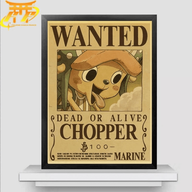 Poster Wanted Chopper - One Piece? Chess Set