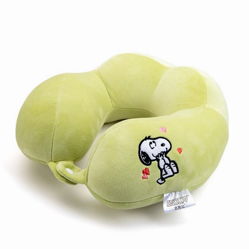 Snoopy Traveling U-Shape Neck Cushion Pillow Buildable Figure Collector Display