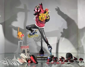 Hot toys VGM50 PS5 Spiderman Miles Morales Bodega Cat Suit Sound Effect