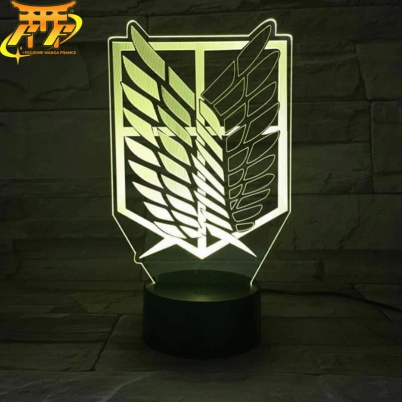 Lampe LED insigne Bataillon d'Exploration - Attaque des Titans? Superhero Hobby Premium Object