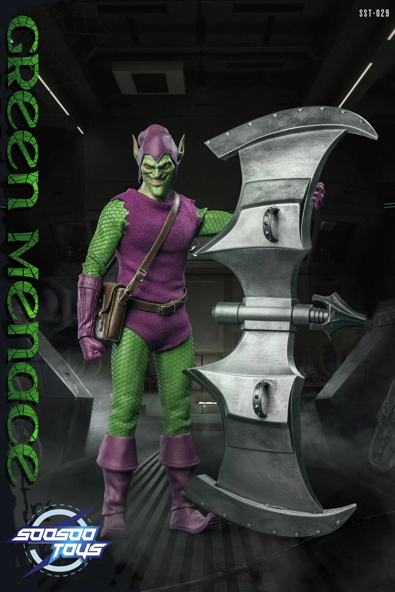 Decorative Model PVC Sculpture Soosootoys SST029 Green Menace 1/6 Scale Collectible Figure