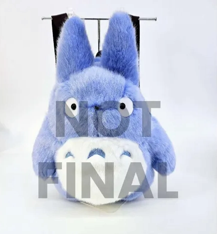 My Neighbour Totoro: Medium Blue Totoro Plush Backpack Character Object Movie Figure