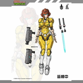 Ultimate Gokin April O'Neil Action Toy Viking Statue