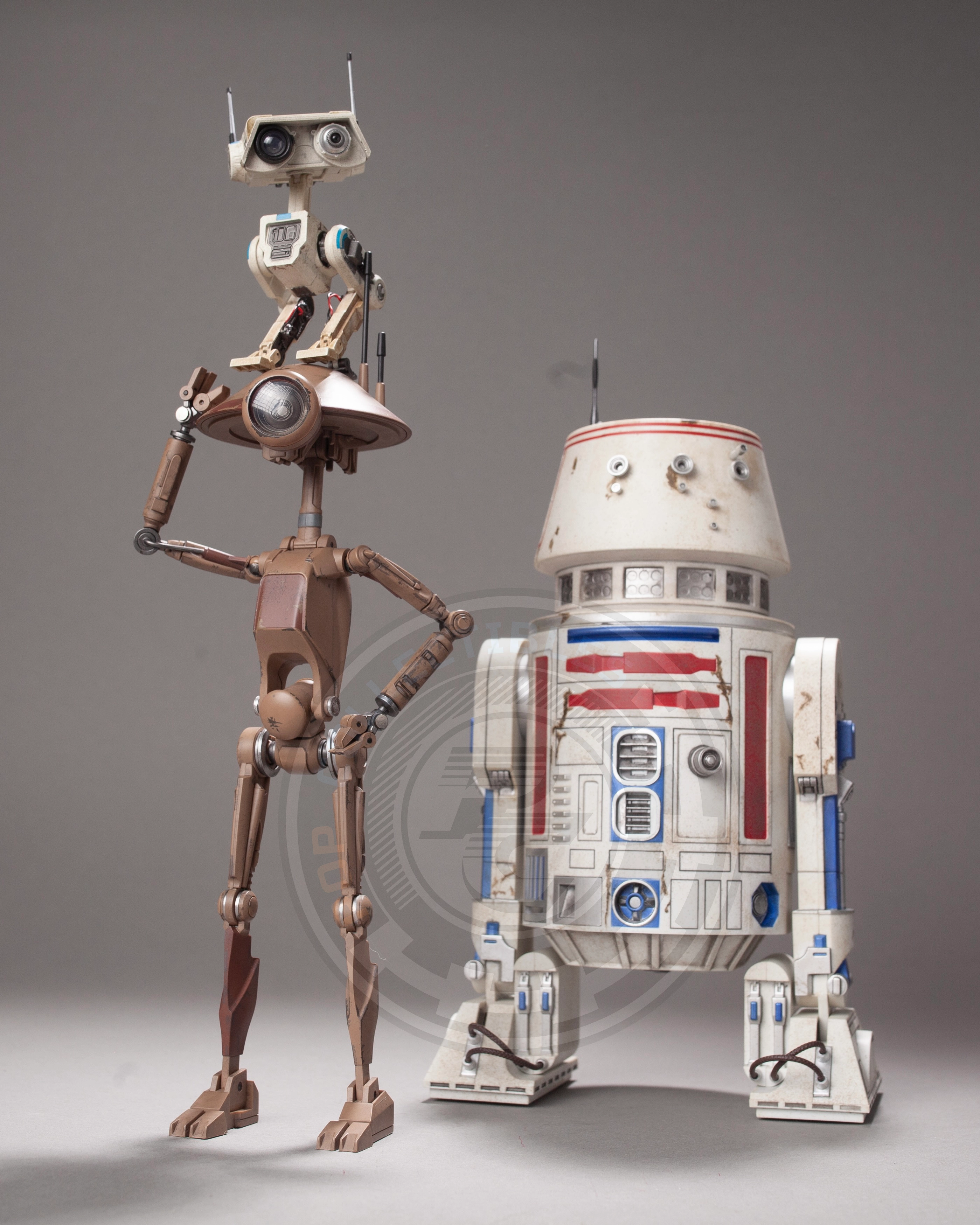 Hot Toys TMS086 Star Wars The Book of Boba Fett 1/6th scale R5-D4, Pit Droid, BD-72 Collectible Set Fantasy Creation Superhero Showcase