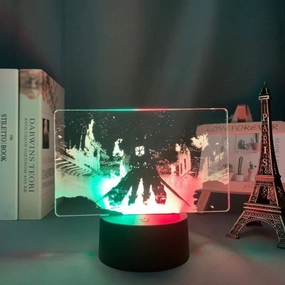 Lampe LED Eren Jaeger Bicolore - Attaque des Titans? Multi Pose