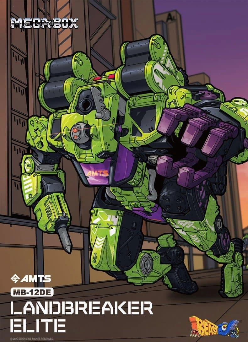 Megabox MB-12DE Landbreaker Elite Race Car Driver