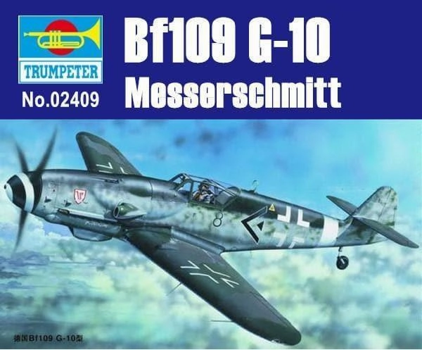 1:24 Messerschmitt Bf109 G-10 Fighter Assembly Kit Variant Cover