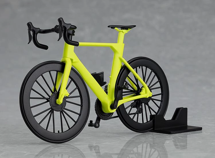 Figma Styles: Figma + PLAMAX Road Bike [Lime Green] Figma Accessory Anniversary Present Art Toy