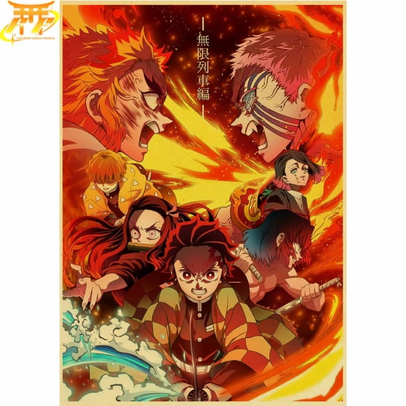 Poster Arc du Train de l'infini "2nd partie" - Demon Slayer? Movie Display