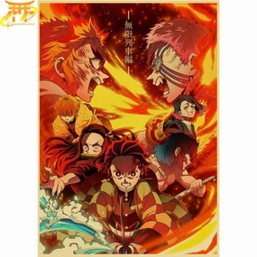 Poster Arc du Train de l'infini "2nd partie" - Demon Slayer? Movie Display
