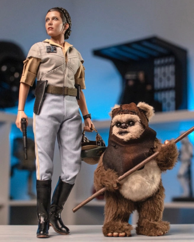 Hot toys MMS551 Star Wars Return of the Jedi Princesses Leia and Wicket Timeless Treasure