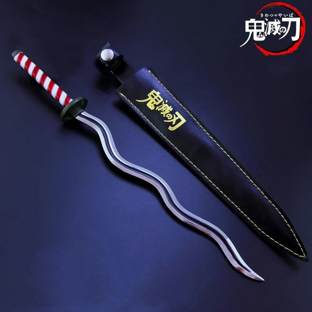 Iguro Obanai Nichirin Blade Sword Metal Replica Emotional Connection