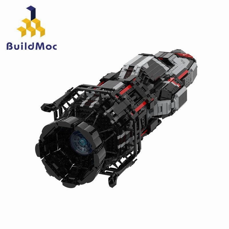 Rocinante Corvette-Class Light Frigate Building Blocks Fireplace Mantel