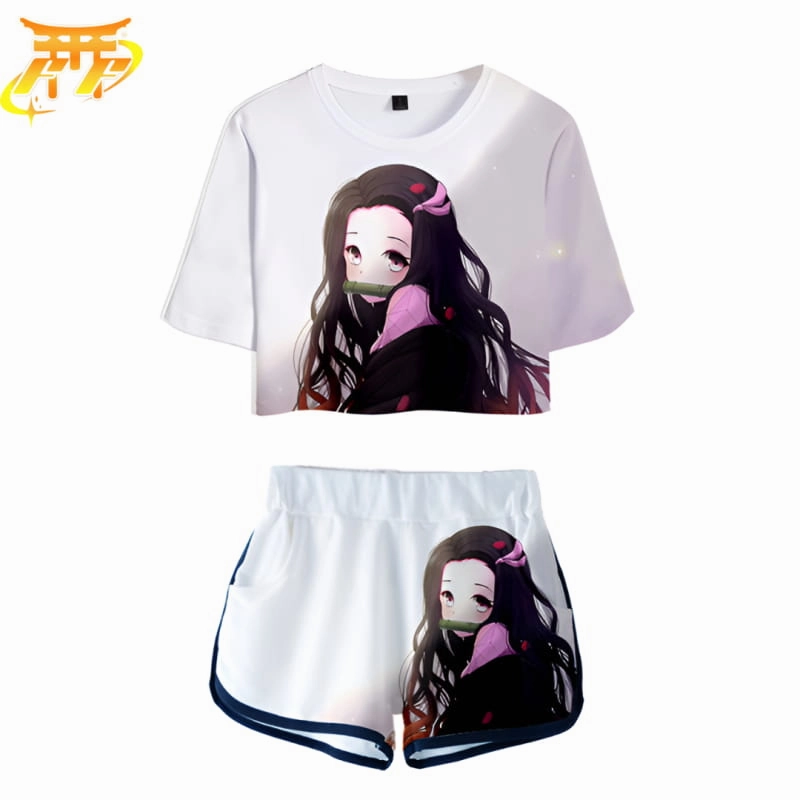 Pyjama Femme Kamado Blanc - Demon Slayer? Recognition Gift