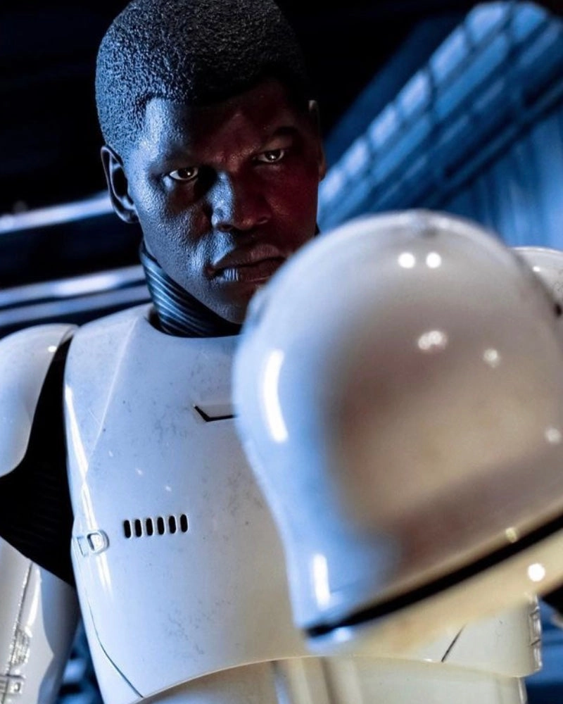 Indie Game Garden Ornament Hot toys MMS367 Star Wars The Force Awaken Finn First Order Stormtrooper Version