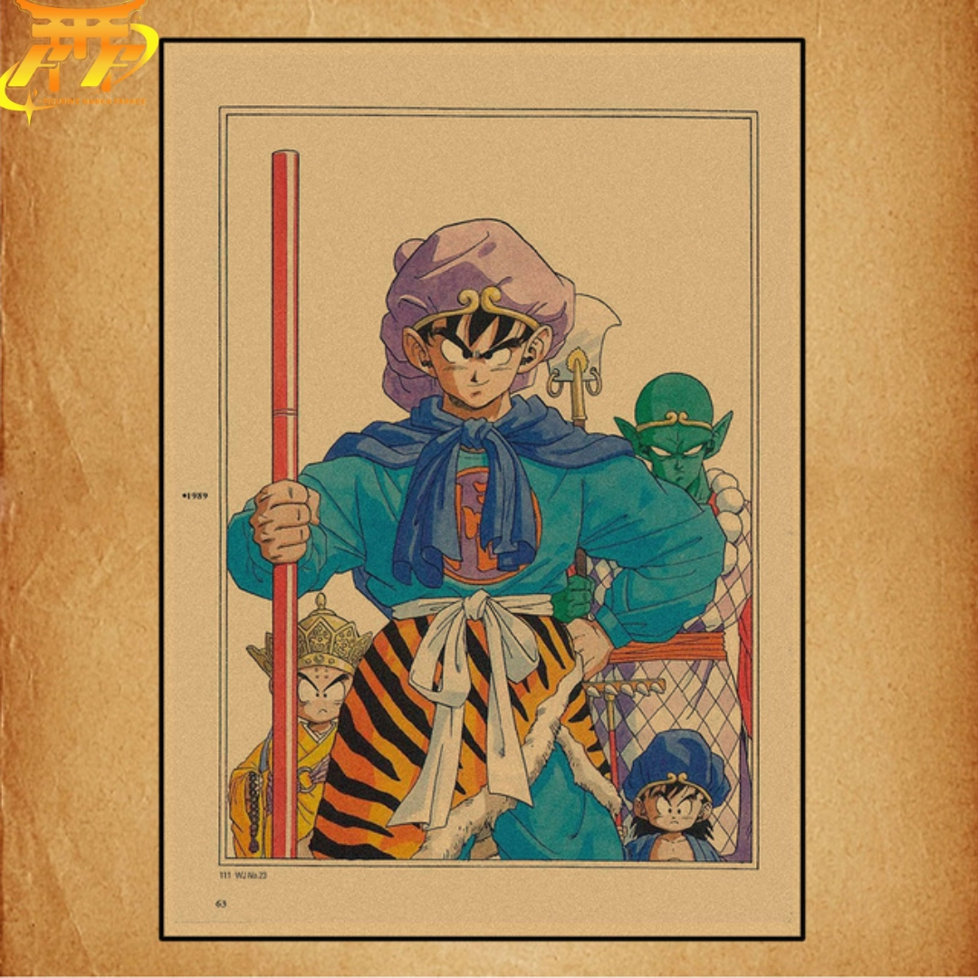 Poster Goku "Nyo? Bo" - Dragon Ball Z? CrossBackStructure