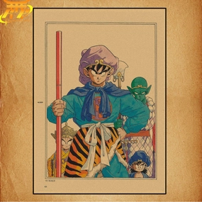 Poster Goku "Nyo? Bo" - Dragon Ball Z? CrossBackStructure