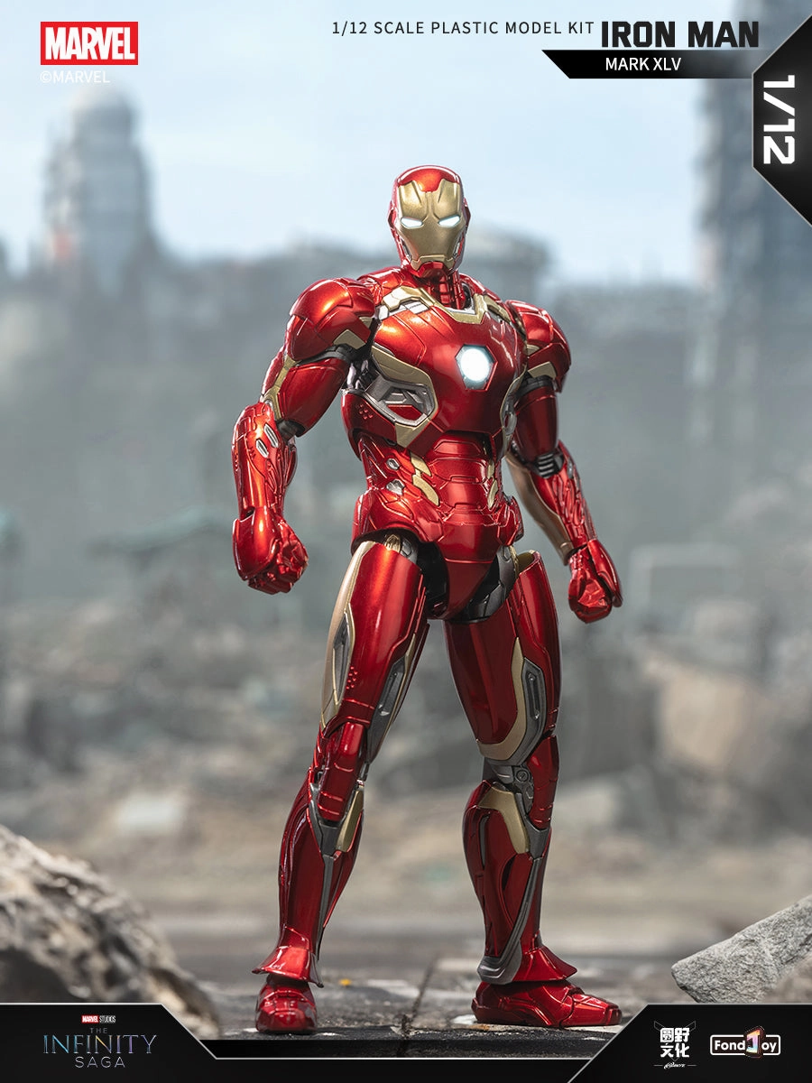 Interchangeable Part Monster Figure 1:12 Iron Man Mark XLV Mk45 Action Figure Assembly Kit