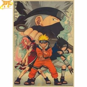 Poster Equipe 7 - Naruto? Augmented reality Superhero Art
