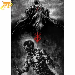 Poster Guts "Le Sacrifi??" - Berserk? Unicorn Statue