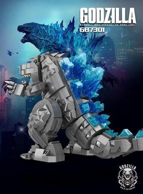 Godzilla Mini Size Building Blocks Superhero Collectible