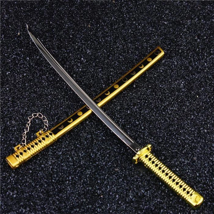 Mikazuki Munechika Katana Sword Metal Replica Miniature World Film Character