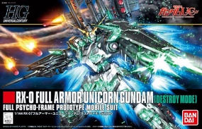 Exhibition Piece Collector Display Gundam: Full Armour Unicorn Gundam (Destroy Mode) HG Model