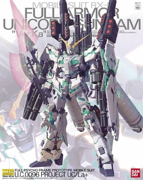 Creative Display Ancient God Gundam: Full Armour Unicorn Gundam Ver Ka MG Model