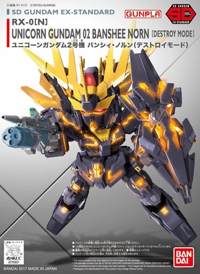 Gundam: Unicorn Gundam 02 Banshee Norn [Destroy Mode] SDEX Model Forest Creature
