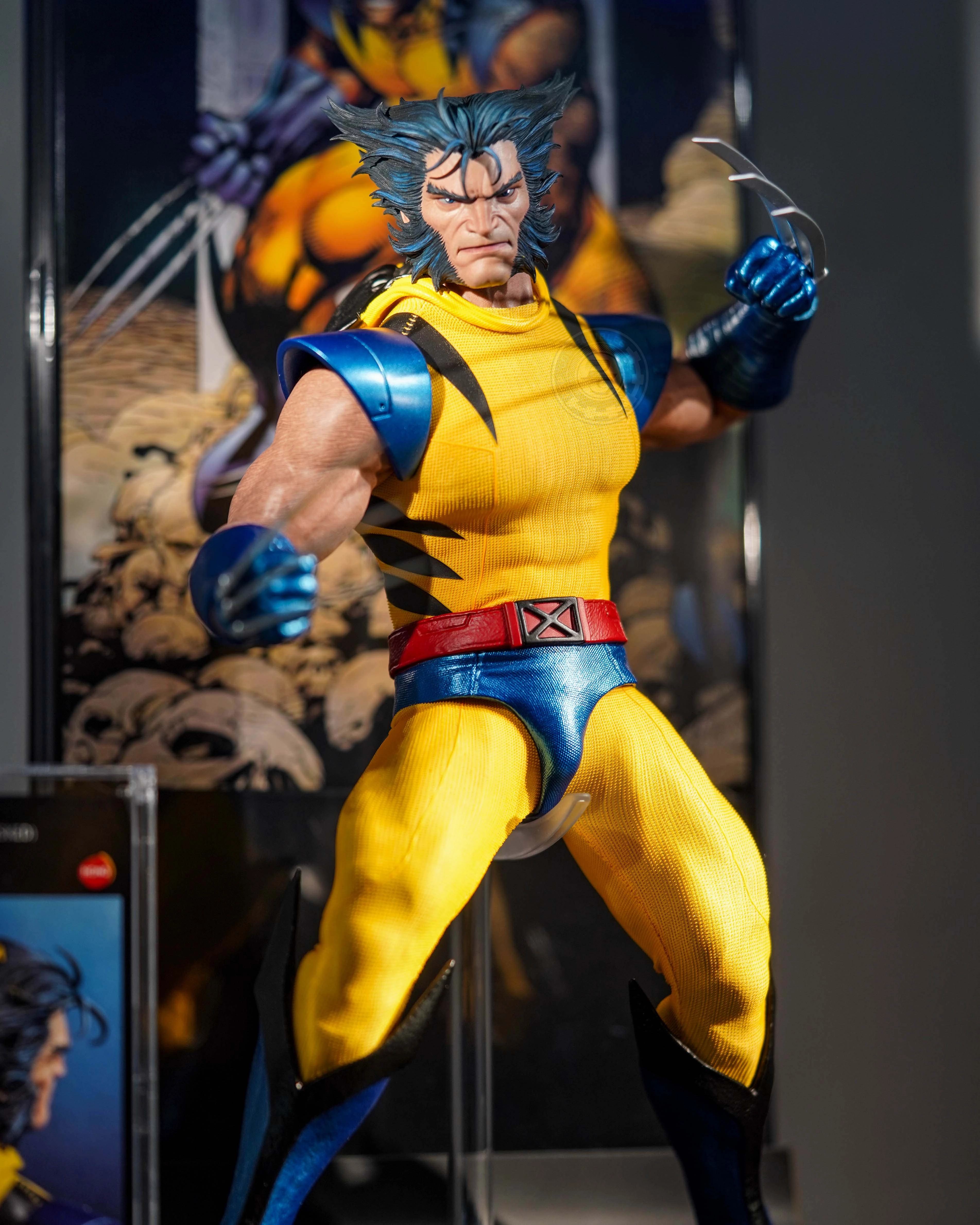 Stone Statue Graffiti Figure Hot Toys Hono Studio HS06 X Men: Wolverine (Unmasked Version) 1/6 Scale Collectible Figure