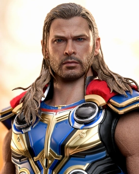 Hot Toys MMS656 Marvel Thor Love and Thunder Thor 1/6 Scale Collectible Figure Deluxe Edition Age Appropriate
