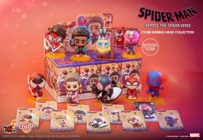 Hot Toys CBX129 Spider-Man: Across The Spider-Verse Cosbi Bobble-Head Collection (Series 2) Anime Figure