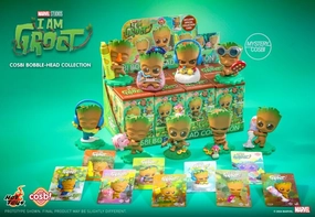 Movie Toy Artistic expression Hot Toys CBX161 I Am Groot Season 2 I Am Groot Cosbi Bobble-Head Collection
