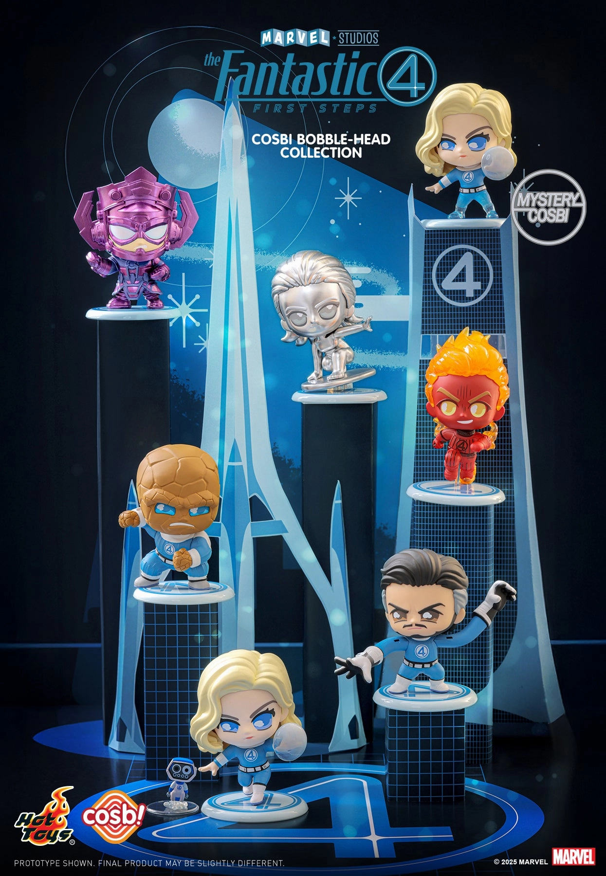 Hot Toys CBX279 Cosbaby The Fantastic Four: First Steps Cosbi Bobble-Head Collection Domestic Pet