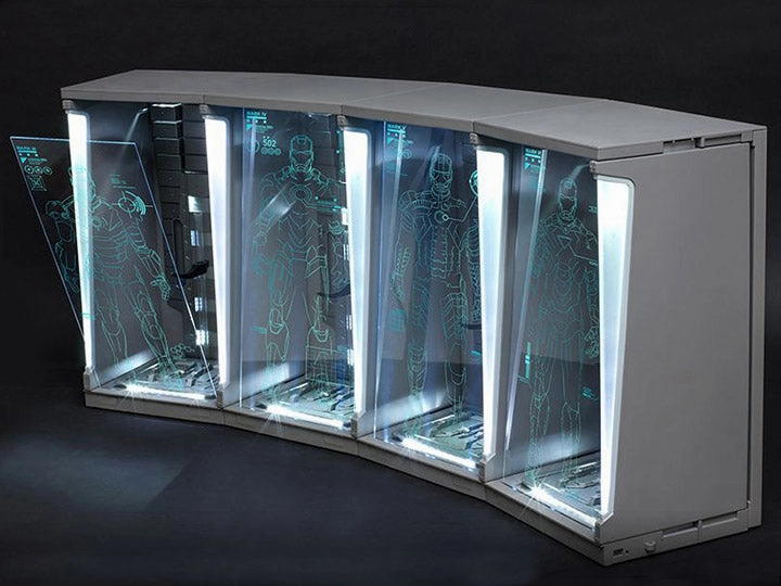 Anime Collectible Hot toys DS001B Ironman 2 Hall of Armor 1/6 Scale Collectibles